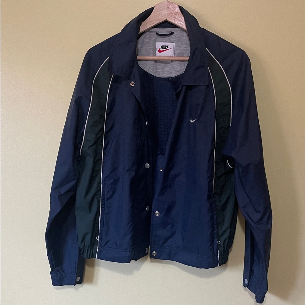 Nike Men's Dark Blue Windbreaker